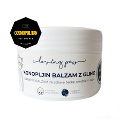 Konopljin balzam z glino za tačke, smrček in kožo