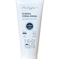 Glinena zobna krema za pse in mačke